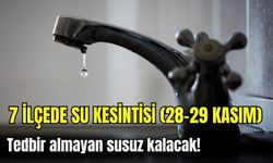 İzmir’in 7 ilçesinde su kesintisi(28-29 Kasım): Tedbir almayan susuz kalacak!