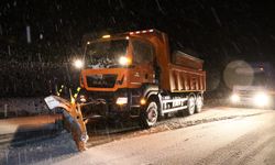 Kış Doğu'dan giriş yaptı: Yüksekler beyaza büründü