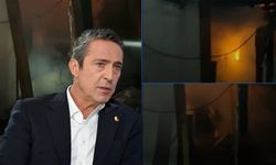 Ali Koç'un evinde patlama! Evden geriye kül kaldı