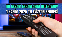Bu akşam hangi diziler var? 1 Kasım 2025 televizyon rehberi: Kanal D, Show TV, TRT1, ATV, Star TV, Now TV, TV8
