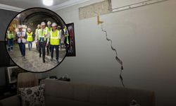 Buca Onat Tüneli’nde çatlak paniği: Mahalle geceyi sokakta geçirdi