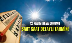 İzmir'de 12 Kasım hava durumu: Saat saat detaylı tahmin!