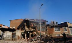 Son dakika! Erzurum'da patlama! Evler çöktü