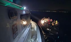 İzmir açıklarında göçmen krizi: 41 kişi operasyonla yakalandı