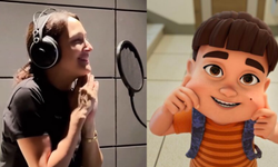 Gupse Özay’ın stüdyo anları ortaya çıktı! Gupi’yi böyle seslendirmiş…