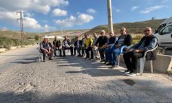 Harmandalı halkı çöp tesisine karşı nöbet tutuyor