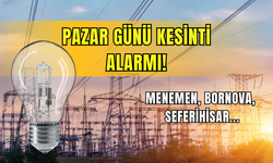 İzmir’de 16 Kasım 2025 Pazar elektrik kesintisi! Hangi ilçeler etkilenecek?