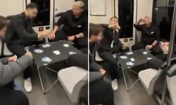 Sosyal medyada viral olan görüntü! Metroda ilginç anlar