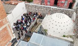 Tarihi Kıllıoğlu Hamamı, sanatla yeniden hayat buldu