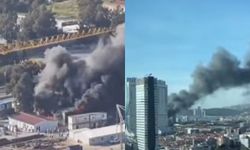 Sıcak haber! İzmir'de depo yangını! Dumanlar gökyüzünü kapladı