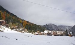 Ayder'de kar kalınlığı 10 santimetrenin üzerine çıktı