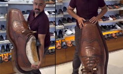 Ayakkabı değil, daire kapısı! 174 numara üretildi