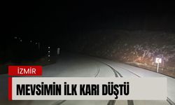 İzmir’de sezonun ilk karı düştü