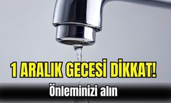 İzmir’de 1 Aralık gecesi dikkat! Önleminizi alın