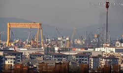 Tuzla'da 6 katlı gemide yangın!