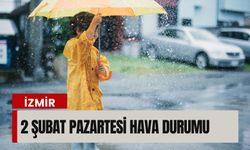 2 Şubat Pazartesi İzmir’de hava durumu