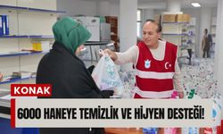 Konak Belediyesi’nden 6000 haneye temizlik ve hijyen desteği! Kaçırmayın…