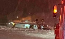 Bir uçak kazası daha: 8 kişiyi taşıyan özel jet yere çakıldı