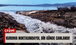 Alaçatı Kutlu Aktaş Barajı’nda kritik eşik aşıldı