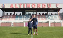 Altınordu’da baba-oğul aynı armayla sahada