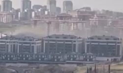 Başakşehir’de şantiyede yangın çıktı!