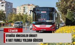 Bornova’da otobüse binecekler dikkat: 4 hat farklı yoldan gidecek