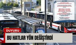 Bornova yönünde ulaşımı kullananlar dikkat: Bu hatlar yön değiştirdi