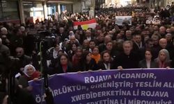 DEM Parti'den Suriye sınırında protesto yürüyüşü