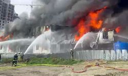 Esenyurt'ta işçilerin kaldığı konteynerde yangın!