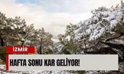 Hafta sonu kar geliyor! İzmir’in bu noktalarında sıcaklık -5’i görecek