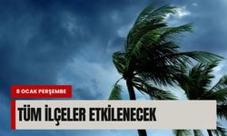 İzmir’ de tüm ilçeler etkilenecek : 8 Ocak Perşembe tarihine dikkat!