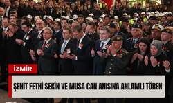 İzmir kahramanları Fethi Sekin ve Musa Can’ı unutmadı!