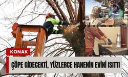 Konak’ta çöpe gidecekti, yüzlerce hanenin evini ısıttı