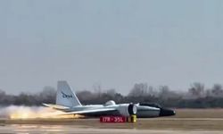 NASA araştırma uçağı alev aldı!