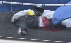 Ankara'da feci kaza: Motosiklet sürücüsünün üzerinden otobüs geçti!