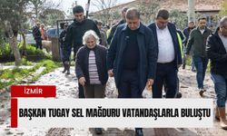 Başkan Tugay’dan Seferihisar’a sel ziyareti: Vatandaşlarla sahada bir araya geldi