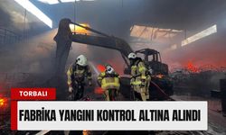 Torbalı’da geri dönüşüm fabrikasında korkutan yangın: Facianın eşiğinden dönüldü