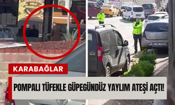 İzmir'de hareketli anlar... 19 yaşında pompalı tüfekle iş yerini bastı!