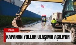 İzmir'de sel ve heyelan mesaisi: Kapanan yollar ulaşıma açılıyor