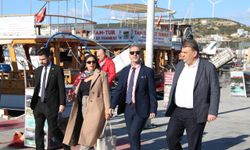 KKTC İzmir Başkonsolosluğu heyetinden Seferihisar’a ziyaret