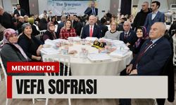 Menemen’de vefa sofrası
