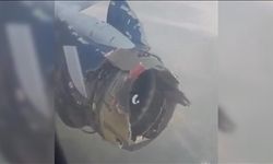 Havada dehşet: Yolcu uçağının motoru patladı!