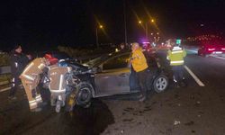 Otobanda feci kaza: 1 yaralı