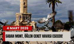 4 Mart İzmir'de sabah mont, öğlen ceket havası esecek!