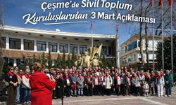 Çeşme’de STK'lardan 3 Mart açıklaması: 'Laikliğe ve Öğretim Birliği’ne sahip çıkıyoruz'