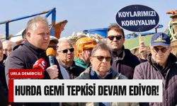 Urla Demircili’de Hurda Gemi Tepkisi Devam Ediyor!