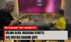 İzmir'de çocuğunu alkol masasına oturtan babaya gözaltı!