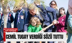 Cemil Tugay çocuklara verdiği sözü tuttu: Şeytan Deresi’nde yeşil dönüşüm