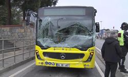 Üsküdar’da iki İETT otobüsü çarpıştı