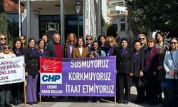 CHP Çeşme Kadın Kolları 8 Mart ta Meydandaydı